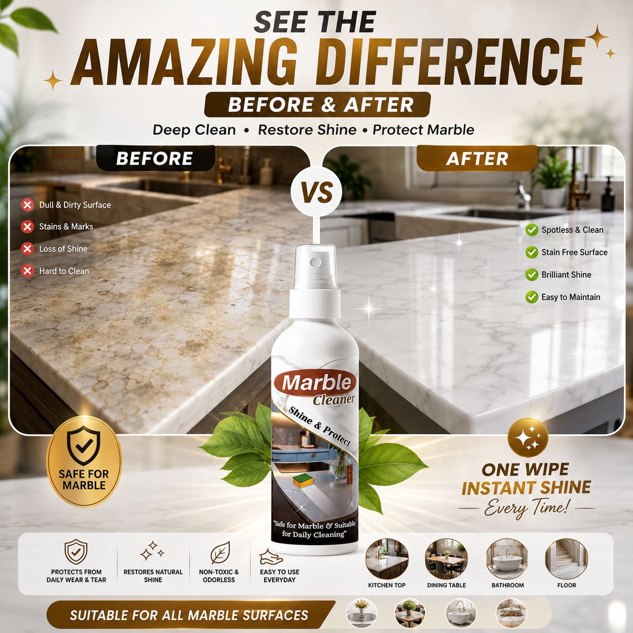 Marble Cleaner Spray (100 ml)