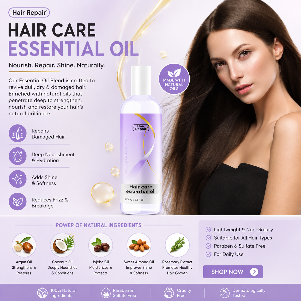 Hair Repair Essential Oil (100ml)